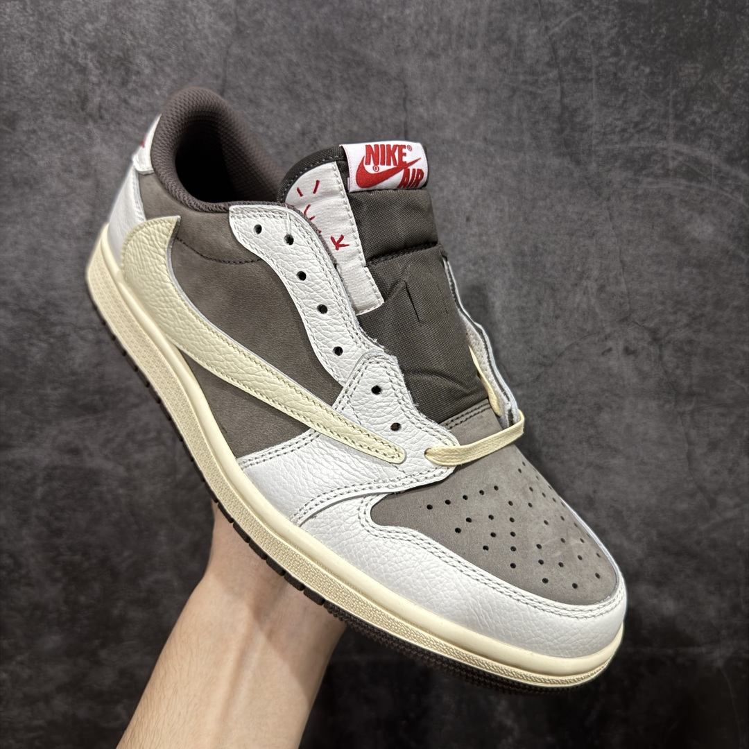 图片[3]-【XE纯原】Travis Scott x Air Jordan AJ1 Low OG SP TS联名 倒钩低帮 DM7866-162 全新版本出货 同价位无对手 纯原大厂出品 实打实原材头层皮料 高端外贸零售专供品质 版型细节完美 原鞋原楦头纸板开发 原厂防尘纸 极致一眼正品既视感 尺码：36-48码 真实半码-选品中心