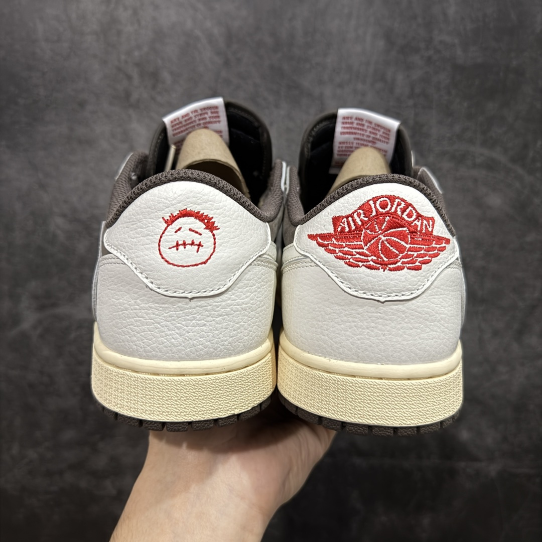 图片[4]-【XE纯原】Travis Scott x Air Jordan AJ1 Low OG SP TS联名 倒钩低帮 DM7866-162 全新版本出货 同价位无对手 纯原大厂出品 实打实原材头层皮料 高端外贸零售专供品质 版型细节完美 原鞋原楦头纸板开发 原厂防尘纸 极致一眼正品既视感 尺码：36-48码 真实半码-选品中心