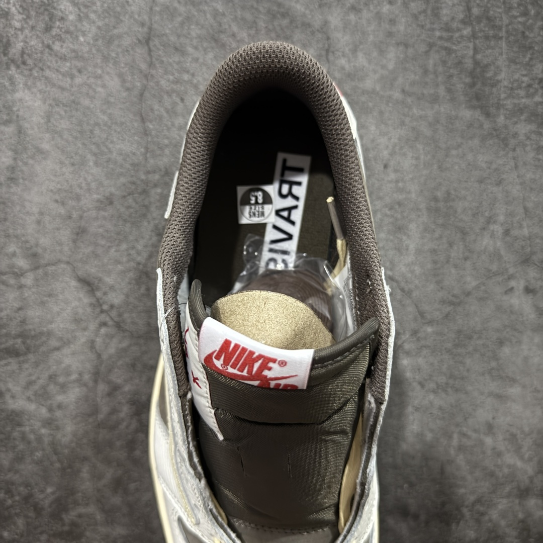 图片[8]-【XE纯原】Travis Scott x Air Jordan AJ1 Low OG SP TS联名 倒钩低帮 DM7866-162 全新版本出货 同价位无对手 纯原大厂出品 实打实原材头层皮料 高端外贸零售专供品质 版型细节完美 原鞋原楦头纸板开发 原厂防尘纸 极致一眼正品既视感 尺码：36-48码 真实半码-选品中心