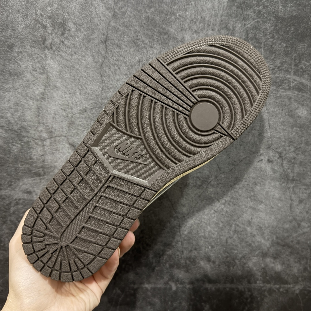 图片[9]-【XE纯原】Travis Scott x Air Jordan AJ1 Low OG SP TS联名 倒钩低帮 DM7866-162 全新版本出货 同价位无对手 纯原大厂出品 实打实原材头层皮料 高端外贸零售专供品质 版型细节完美 原鞋原楦头纸板开发 原厂防尘纸 极致一眼正品既视感 尺码：36-48码 真实半码-选品中心