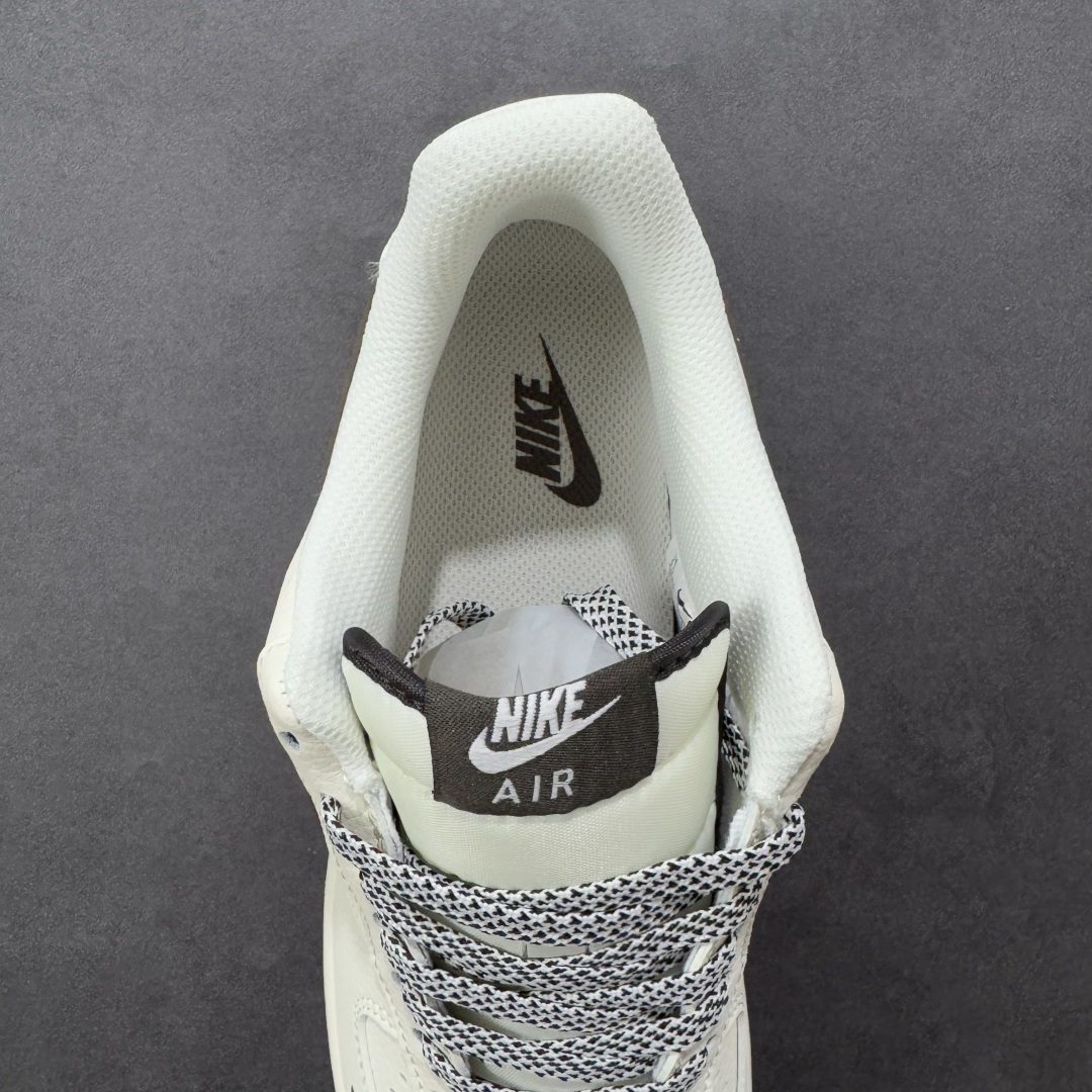 图片[7]-【定制版】Nike Air Force 1\’07 Low 联名 爱心米黑生胶 空军一号低帮休闲板鞋  #原楦头原纸板 原装鞋盒 定制五金配件 内置全掌气垫 原厂鞋底 货号：QW5836-027  尺码：36 36.5 37.5 38 38.5 39 40 40.5 41 42 42.5 43 44 44.5 45-选品中心