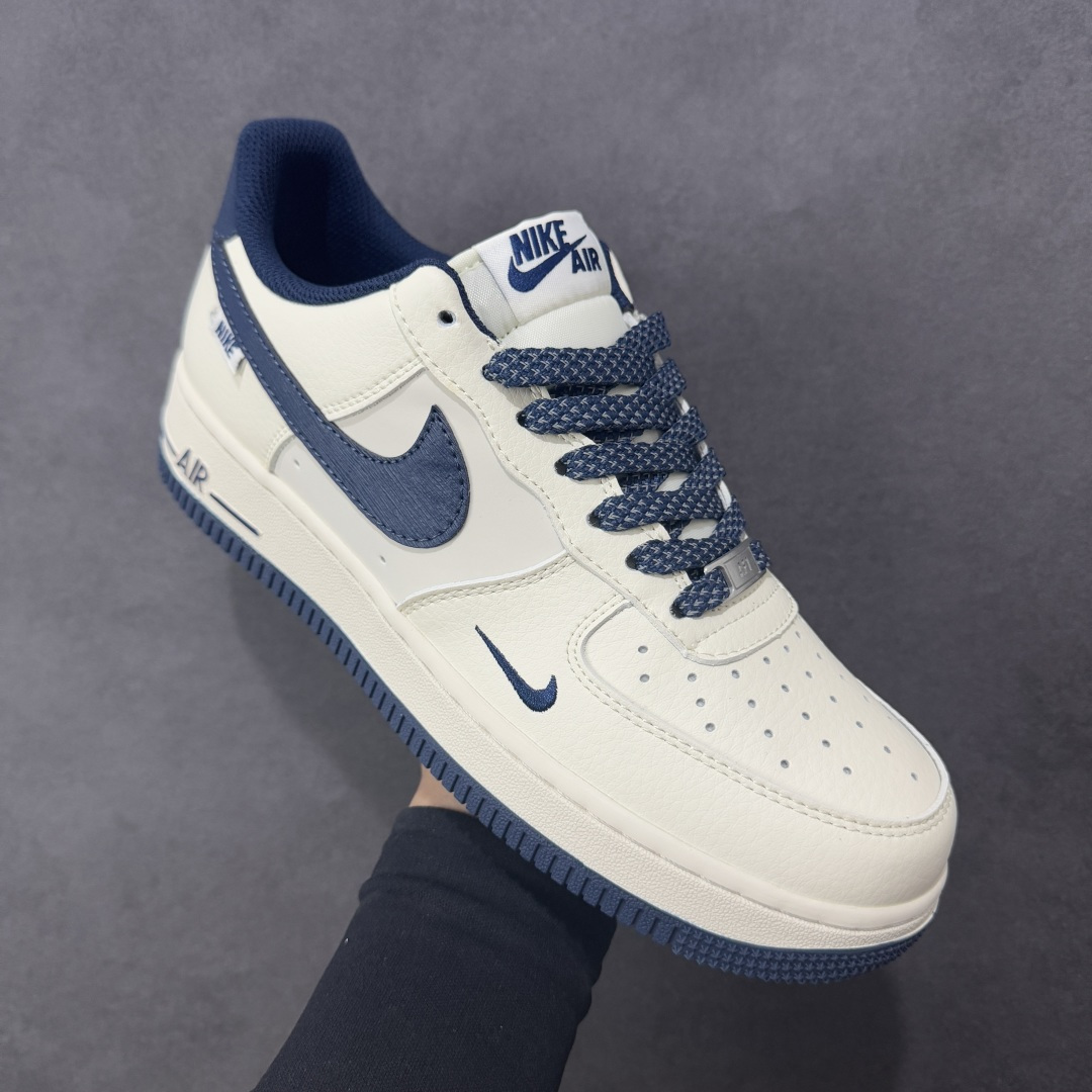 图片[3]-【定制版】Nike Air Force 1\’07 Low 树纹午夜蓝 空军一号低帮休闲板鞋  #原楦头原纸板 原装鞋盒 定制五金配件 内置全掌气垫 原厂鞋底 货号：SM6668-127  尺码：36 36.5 37.5 38 38.5 39 40 40.5 41 42 42.5 43 44 44.5 45-选品中心