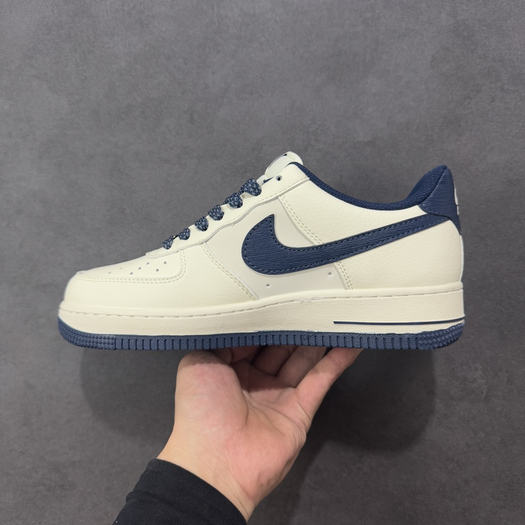 图片[2]-【定制版】Nike Air Force 1\’07 Low 树纹午夜蓝 空军一号低帮休闲板鞋  #原楦头原纸板 原装鞋盒 定制五金配件 内置全掌气垫 原厂鞋底 货号：SM6668-127  尺码：36 36.5 37.5 38 38.5 39 40 40.5 41 42 42.5 43 44 44.5 45-选品中心