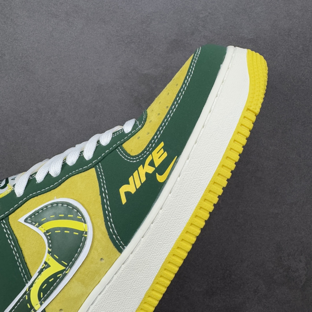 图片[5]-【定制版】Nike Air Force 1\’07 Low 草绿黄 空军一号低帮休闲板鞋  #原楦头原纸板 原装鞋盒 定制五金配件 内置全掌气垫 原厂鞋底 货号：SY1388-008  尺码：36 36.5 37.5 38 38.5 39 40 40.5 41 42 42.5 43 44 44.5 45-选品中心