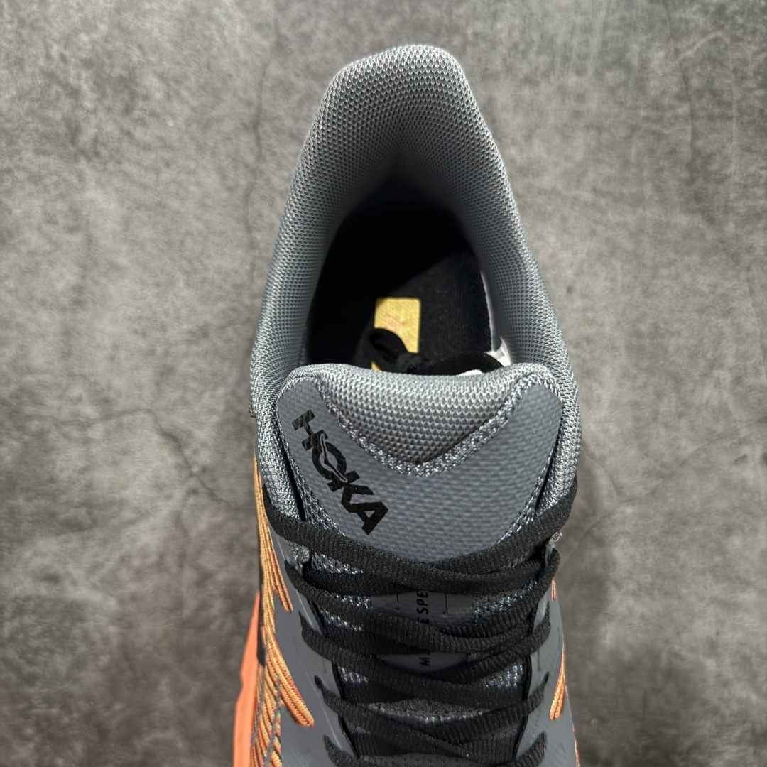 图片[8]-【正确组合底版本】HOKA ONE ONE Mafate Speed 4 飞速玛法特4代系列低帮轻量户外越野休闲运动慢跑鞋 HOKA ONE ONE是来自美国的跑步鞋知名品牌，创立于2009年，始终致力于为所有跑者提供更新、更好的跑步装备。相比常规跑鞋，HOKA ONE ONE特别研发使用性能独特的几何形跑鞋中底，此种鞋底更厚、更高、回弹性也更好，除了卓越的缓冲性能，它还能为各种阶段的跑者带来更具动感、更加稳定的跑步体验。HOKAONE ONE从设计之初就清楚意识到，要保证跑者步幅的均匀一致，双脚自然而然的运动至关重要。尺码：36 36.5 37.5 38 39 40 40.5 41 42 42.5 43 44 45 46-选品中心