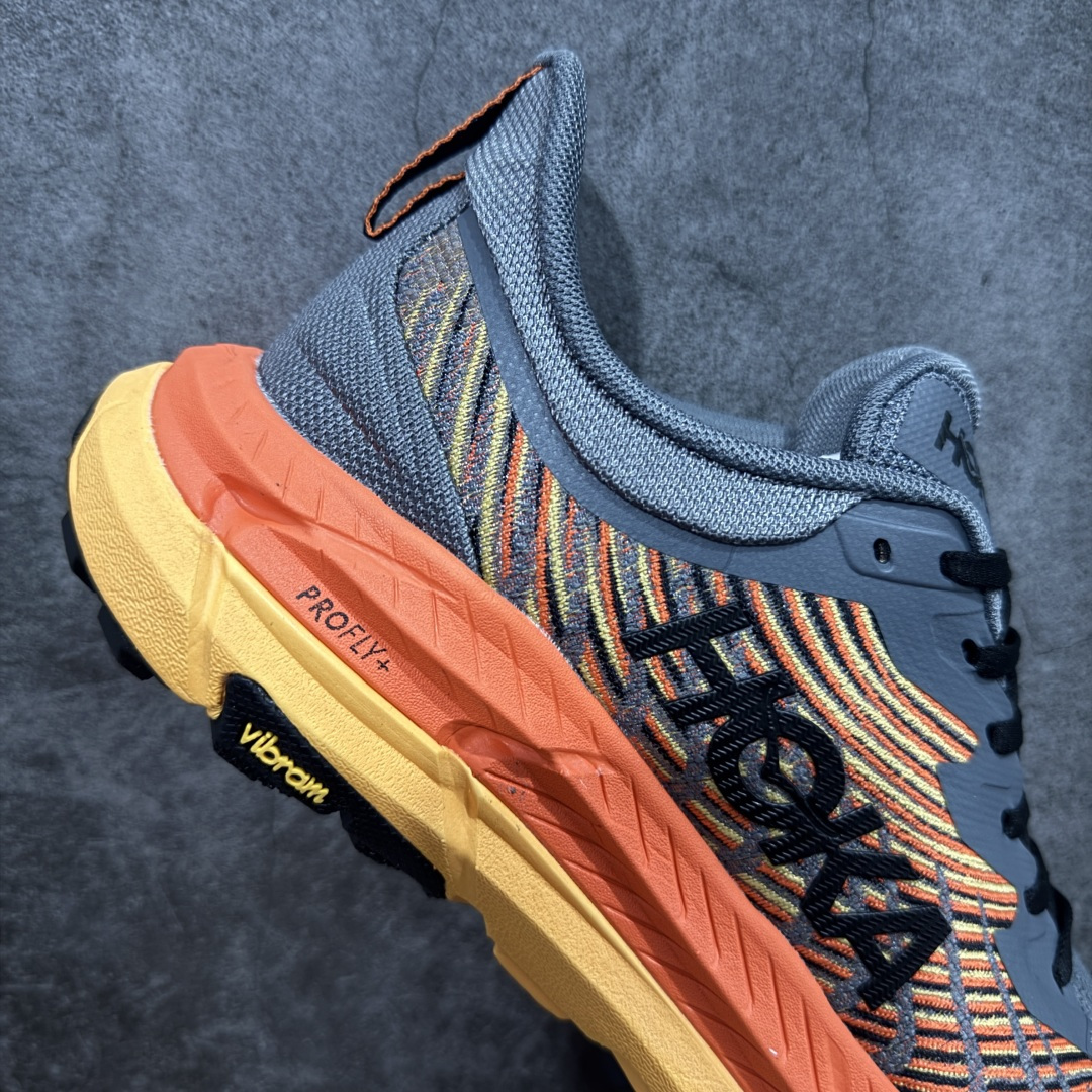 图片[7]-【正确组合底版本】HOKA ONE ONE Mafate Speed 4 飞速玛法特4代系列低帮轻量户外越野休闲运动慢跑鞋 HOKA ONE ONE是来自美国的跑步鞋知名品牌，创立于2009年，始终致力于为所有跑者提供更新、更好的跑步装备。相比常规跑鞋，HOKA ONE ONE特别研发使用性能独特的几何形跑鞋中底，此种鞋底更厚、更高、回弹性也更好，除了卓越的缓冲性能，它还能为各种阶段的跑者带来更具动感、更加稳定的跑步体验。HOKAONE ONE从设计之初就清楚意识到，要保证跑者步幅的均匀一致，双脚自然而然的运动至关重要。尺码：36 36.5 37.5 38 39 40 40.5 41 42 42.5 43 44 45 46-选品中心