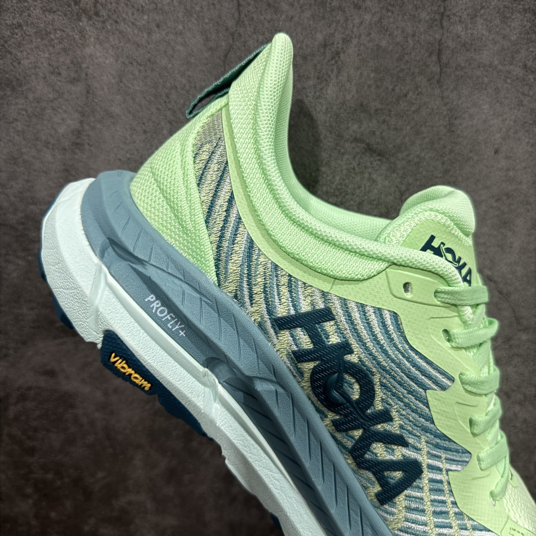 图片[7]-【正确组合底版本】HOKA ONE ONE Mafate Speed 4 飞速玛法特4代系列低帮轻量户外越野休闲运动慢跑鞋 HOKA ONE ONE是来自美国的跑步鞋知名品牌，创立于2009年，始终致力于为所有跑者提供更新、更好的跑步装备。相比常规跑鞋，HOKA ONE ONE特别研发使用性能独特的几何形跑鞋中底，此种鞋底更厚、更高、回弹性也更好，除了卓越的缓冲性能，它还能为各种阶段的跑者带来更具动感、更加稳定的跑步体验。HOKAONE ONE从设计之初就清楚意识到，要保证跑者步幅的均匀一致，双脚自然而然的运动至关重要。尺码：36 36.5 37.5 38 39 40 40.5 41 42 42.5 43 44 45 46-选品中心