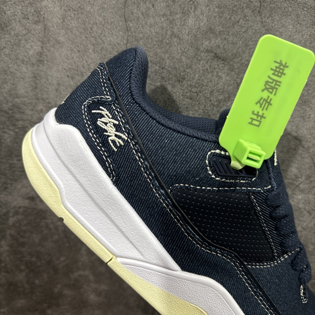 图片[7]-【神版】Air Jordan 4 Retro Flight Court 低帮 AJ4 乔丹4代 aj4 乔4 低邦 乔丹篮球鞋系列 目前此系列市场最优版本 头层带半码 区别市场通货 鞋款整体以黑色翻毛皮打造，搭配侧身黑色麂皮框架，鞋舌及后跟Jumpman Logo分别采用黑色、灰色刺绣点缀，后跟侧身Flighth字样也辅以灰色刺绣呈现，秉承轻量化的速度型篮球鞋设计思想完成设计，降低重量的同时提升舒适度，中底延续前作使用了分离式后掌可视化Air Soleb气垫。鞋带孔和后跟鞋提以籃网为造型灵感，将篮球运动巧妙融入到鞋款的设计之中，使鞋身整体富有流动性、节奏感和优雅气质。 货号：IH4489-561 尺码：36 36.5 37.5 38 38.5 39 40 40.5 41 42 42.5 43 44 44.5 45-选品中心