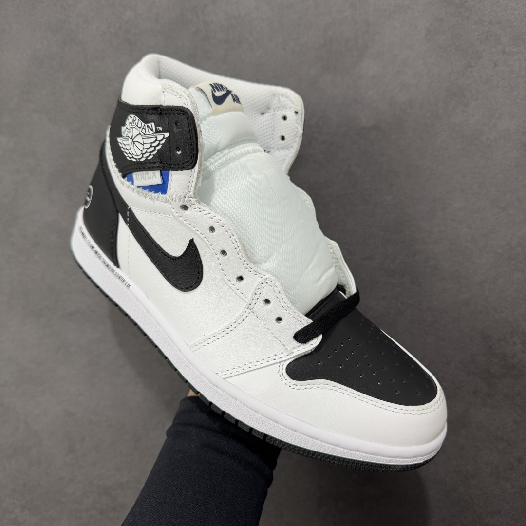 图片[3]-【公司级头层版】Air Jordan 1 High OG 高帮 AJ1 乔丹1代 aj1 乔1 高邦 金人吊牌 乔丹篮球鞋系列 II7282-100 采用正确头层皮组合荔枝纹头层皮革鞋面材质 中底注胶孔及缜密中底拉帮工艺 内置气垫及耐磨橡胶大底 尺码：36-47-选品中心