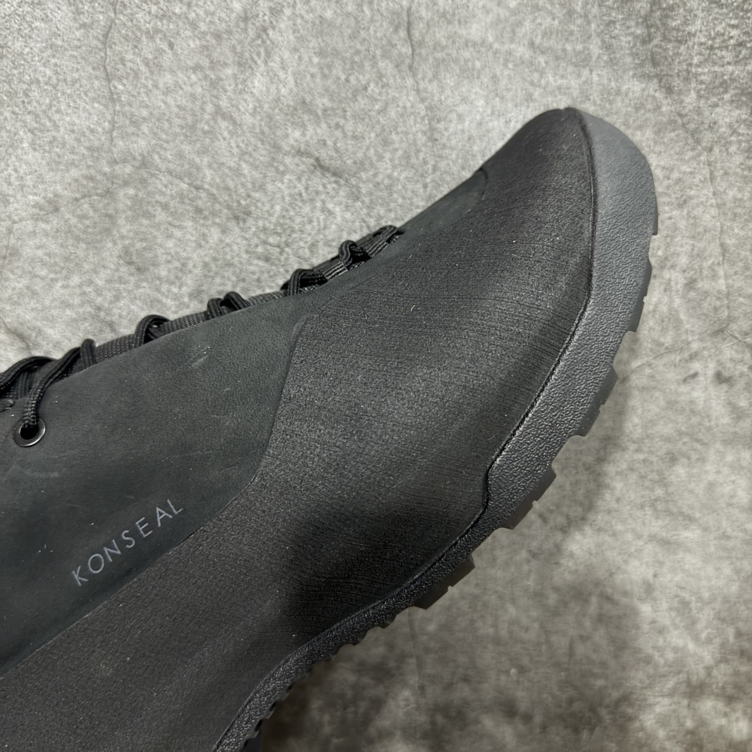 【纯原】Arcteryx始祖鸟 Konseal Shoe 舒适 防滑耐磨透气支撑抓地 登山鞋 黑色金标全