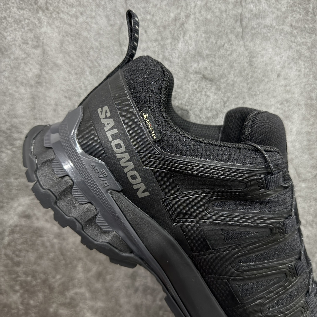 【纯原】SALOMON萨洛蒙 XA Pro 3D V9 GTX 圆头 支撑抓地 低帮 户外功能鞋 黑色 