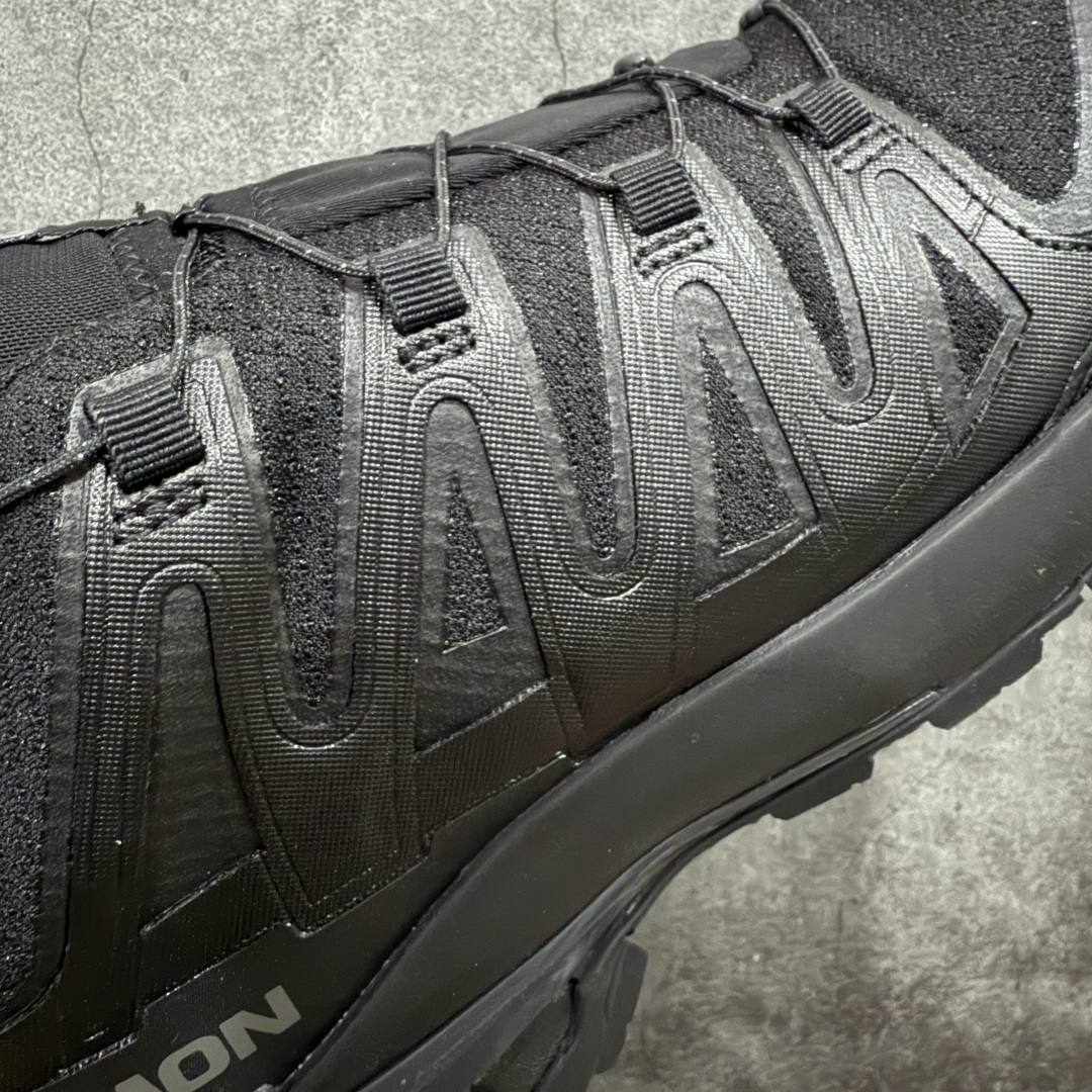 图片[4]-【莞顶礼盒版】SALOMON萨洛蒙 XA Pro 3D V9 GTX 圆头 支撑抓地 低帮 户外功能鞋 黑色 472701 原版开发 私模大底 成本极高 完美细节品质💪🏻 代购级百搭徒步鞋，适合在各种复杂地形中使用 Contagrip橡胶大底：具备卓越的抓地力，适用于泥泞、石头路面等复杂地形，确保穿着者稳如磐石。 Sensifit技术：智能鞋楦设计可全方位贴合足部，提供出色的包裹性，减少鞋子与脚之间的摩擦，使双脚在运动中更加稳定。 尺码：36–45（女40.男45定制不退换）-选品中心