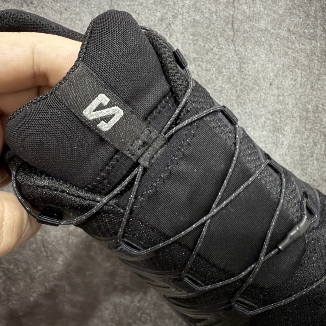 图片[6]-【莞顶礼盒版】SALOMON萨洛蒙 XA Pro 3D V9 GTX 圆头 支撑抓地 低帮 户外功能鞋 黑色 472701 原版开发 私模大底 成本极高 完美细节品质💪🏻 代购级百搭徒步鞋，适合在各种复杂地形中使用 Contagrip橡胶大底：具备卓越的抓地力，适用于泥泞、石头路面等复杂地形，确保穿着者稳如磐石。 Sensifit技术：智能鞋楦设计可全方位贴合足部，提供出色的包裹性，减少鞋子与脚之间的摩擦，使双脚在运动中更加稳定。 尺码：36–45（女40.男45定制不退换）-选品中心