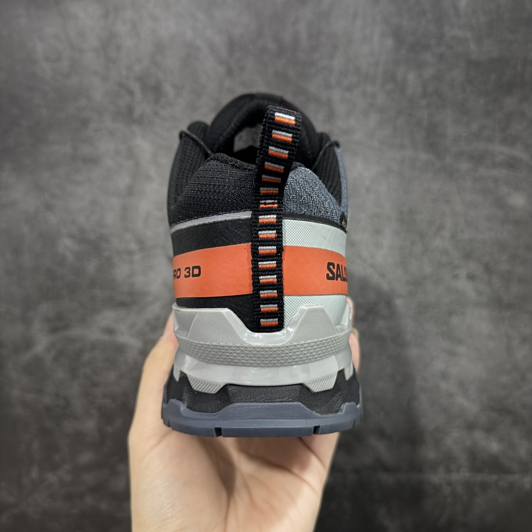 【纯原】SALOMON萨洛蒙 XA Pro 3D V9 GTX 圆头 支撑抓地 低帮 户外功能鞋 湍流蓝