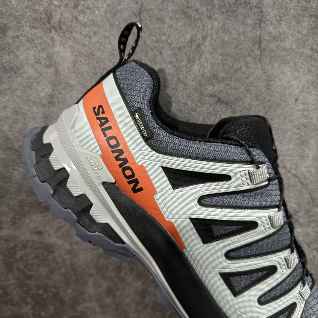 【纯原】SALOMON萨洛蒙 XA Pro 3D V9 GTX 圆头 支撑抓地 低帮 户外功能鞋 湍流蓝