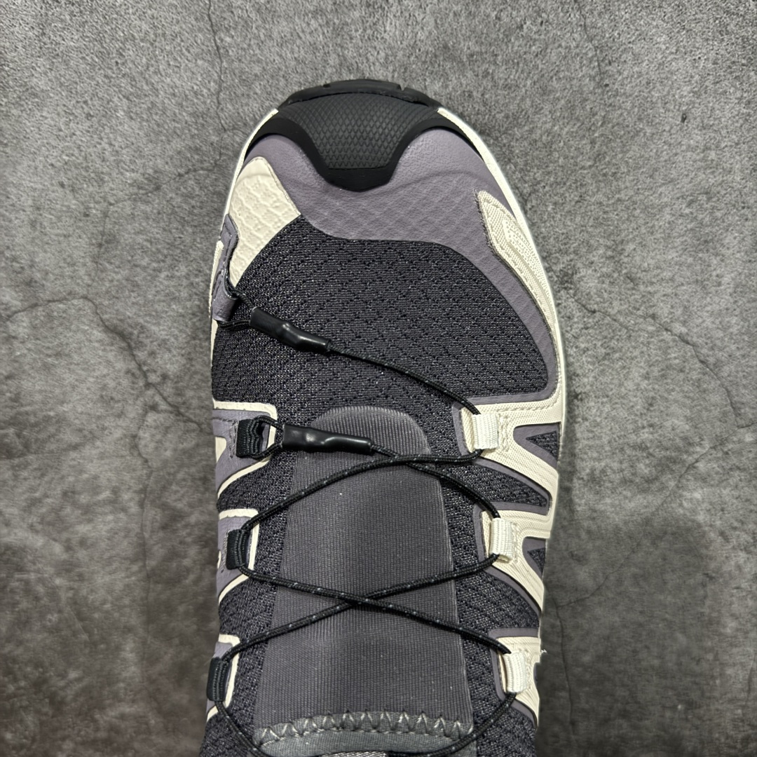 【纯原】SALOMON萨洛蒙 XA Pro 3D V9 GTX 圆头 支撑抓地 低帮 户外功能鞋 深灰黑