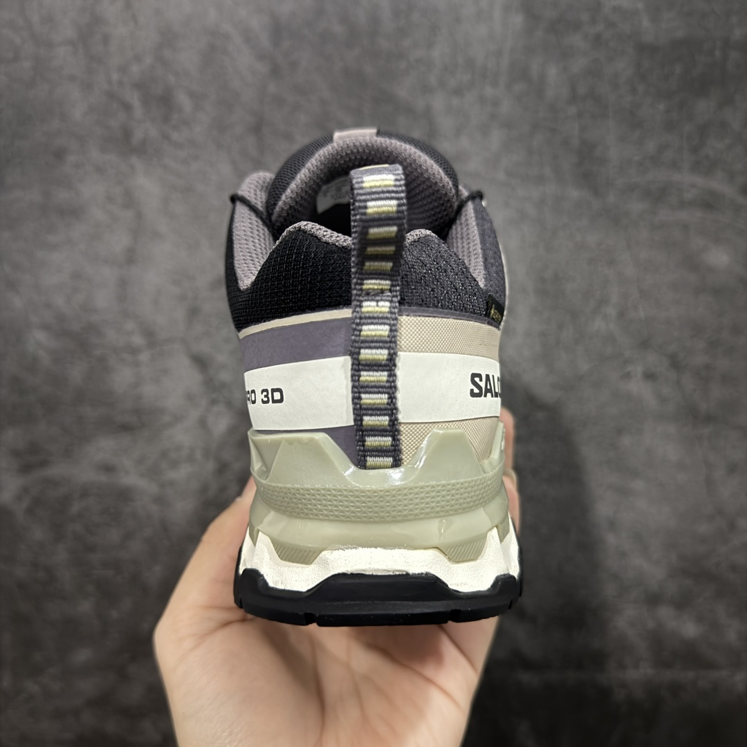 【纯原】SALOMON萨洛蒙 XA Pro 3D V9 GTX 圆头 支撑抓地 低帮 户外功能鞋 深灰黑