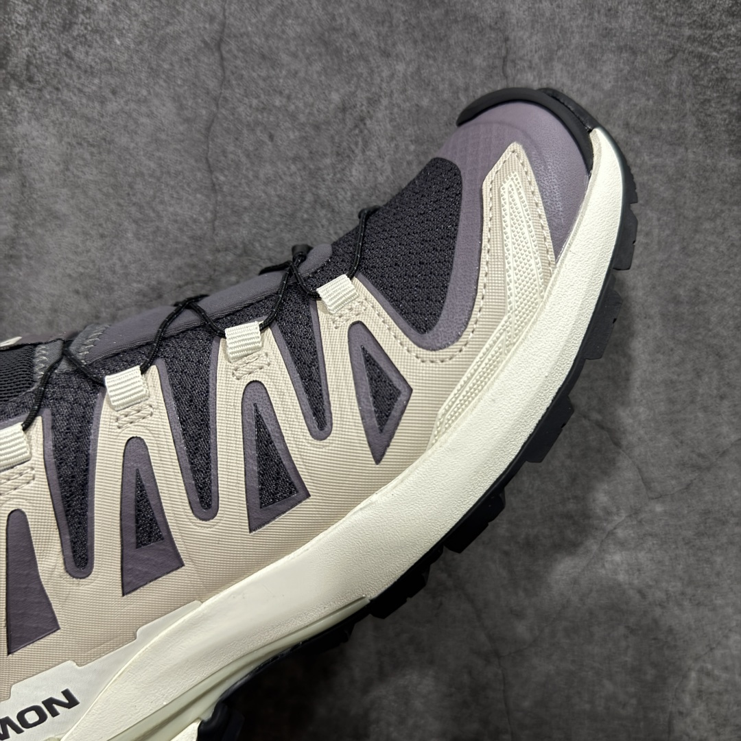 【纯原】SALOMON萨洛蒙 XA Pro 3D V9 GTX 圆头 支撑抓地 低帮 户外功能鞋 深灰黑