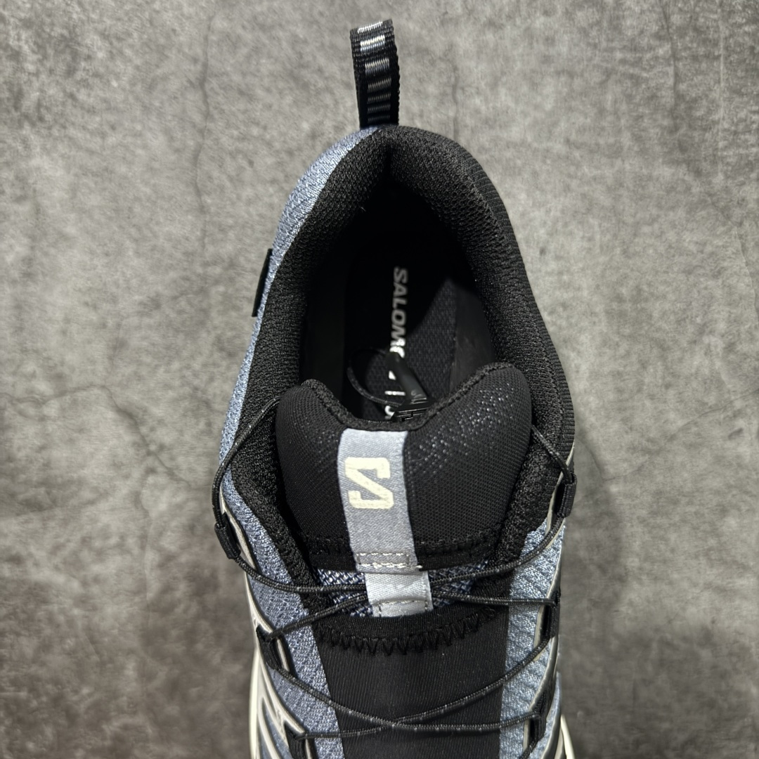 【纯原】SALOMON萨洛蒙 XA Pro 3D V9 GTX 圆头 支撑抓地 低帮 户外功能鞋 蓝灰色