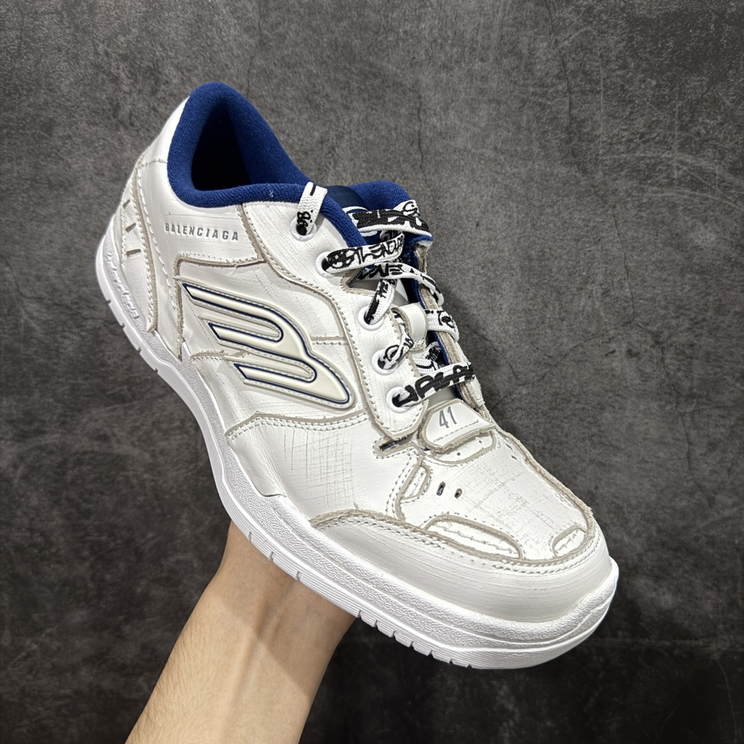 【纯原】Balenciag 巴黎世家18代 最新Hamptons系列 情侣款 破损 做旧 休闲 运动鞋 