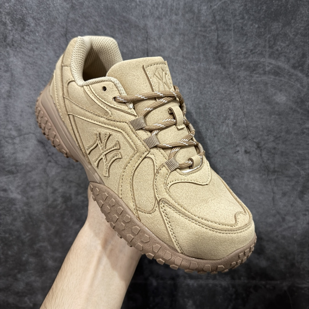 【纯原版】MLB 纽约洋基队 双鞋带 轻量运动百搭 豆豆薄底鞋 防滑轻便 低帮 板鞋 男女同款 MLB官