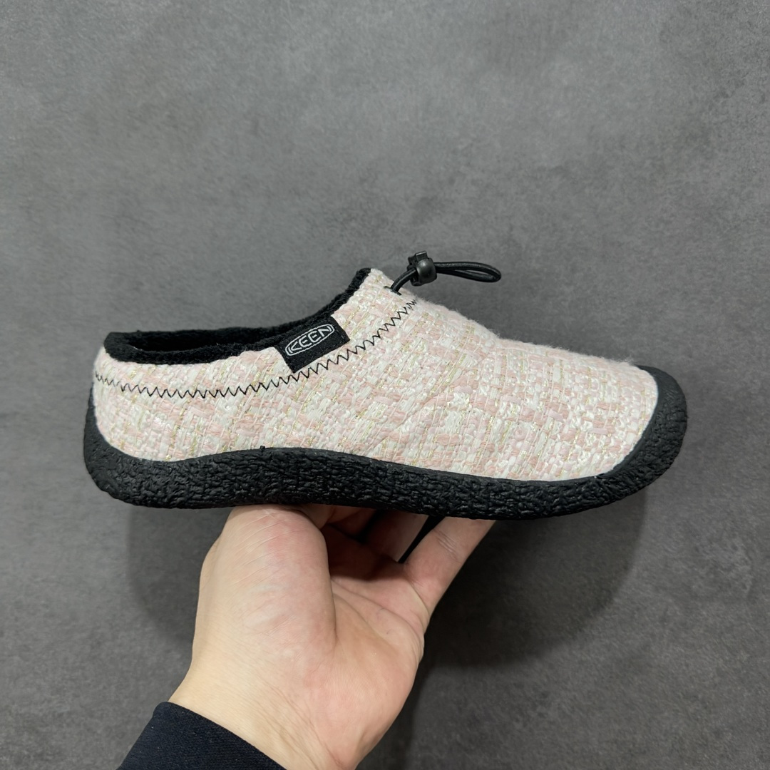 【GX版本】KEEN HOWSER III SLIDE 科恩秋冬保暖一脚蹬女鞋毛毛鞋小羊蹄棉鞋 尺码:35-39-选品中心