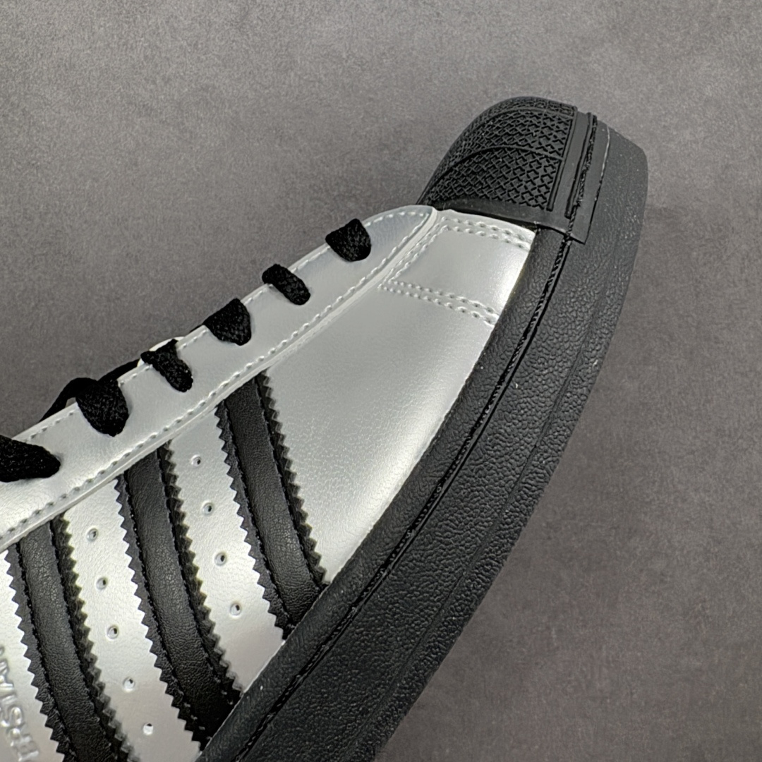 图片[5]-【GX版本】Adidas Originals Superstar II全新配色 贝壳头休闲板鞋 独家控货 平台正单 全鞋百分百原材料 全鞋电脑针车 Logo针车间距针数原版一致 皮料切割冲裁零瑕疵 原鞋一致含胶量大底 原盒中文内外标 大几率过验 不对比市面只对比原鞋 只服务最高端市场 货号：KI9988 尺码：36-45-选品中心