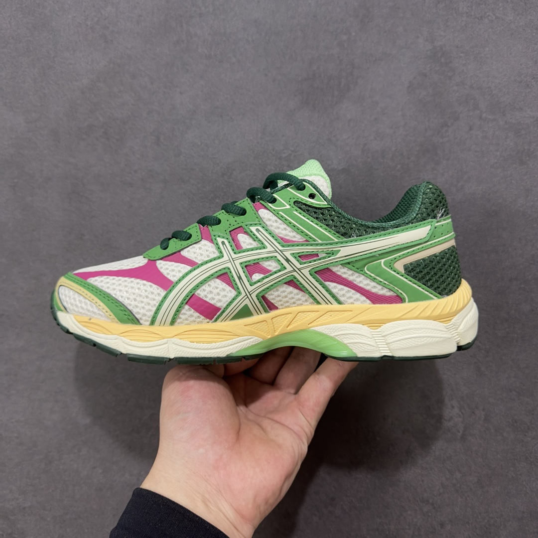 图片[2]-【公司级】Asics Gel-Cumulus 16 白绿粉 亚瑟士复古时尚缓震运动跑步鞋 鞋面采用无缝线工程网眼设计，全面升级的FF BLAST™ PLUS泡棉，更轻、更弹、更耐久。相比前代更轻盈鞋底采用了轻质发泡材料,并在后跟和前掌处采用了亚瑟士核心科技GEL缓震胶,赋予鞋款强大的缓冲性能,提供了更柔软舒适的穿着体验。AHAR® PLUS超耐磨橡胶大底，延长跑鞋使用寿命。 货号：1203A763-100 尺码：36 37 37.5 38 39 39.5 40 40.5 41.5 42 42.5 43.5 44 45 编码：AMB260270-选品中心