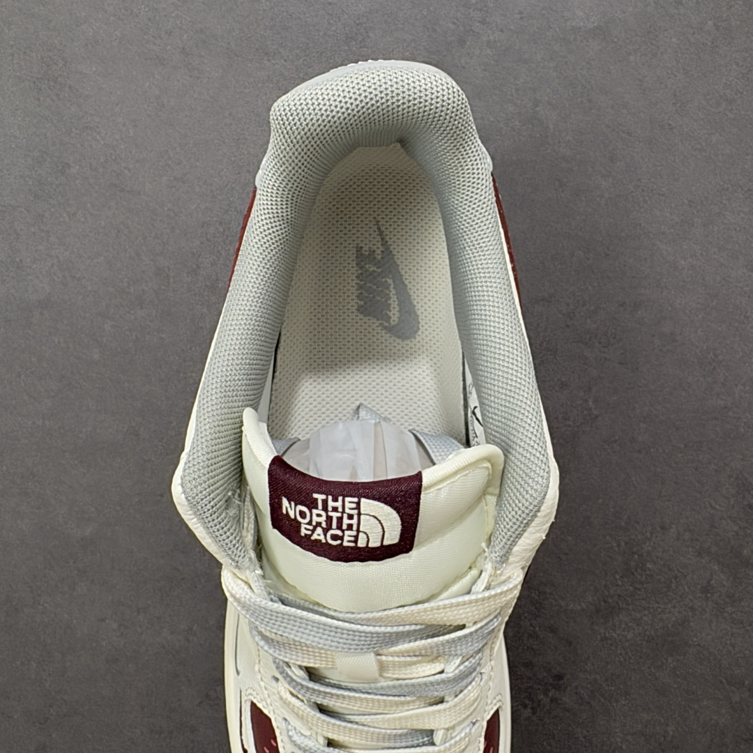 【定制版】Nike Air Force 1'07 Low 联名 米灰红小双勾 空军一号低帮休闲板鞋#原楦