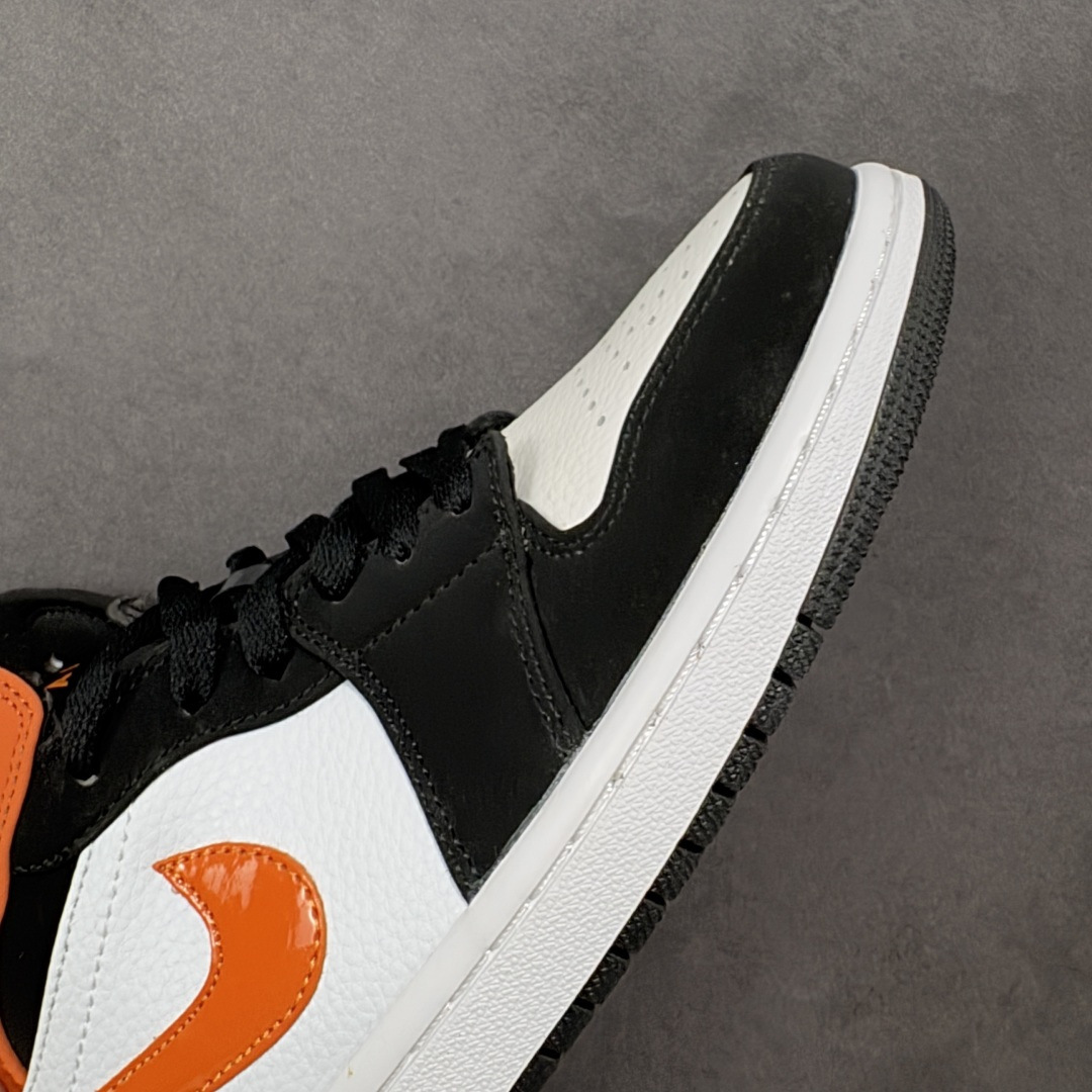 图片[5]-【头层H版】Air Jordan 1 mid AJ1中帮系列 黑白橙扣碎 554724-058 性价比天花板 头层好品质 一个月开胶免费换新 从报货开始算起 大底战损版除外！ 售后保障 闭眼冲就完事 尺码：36-46-选品中心
