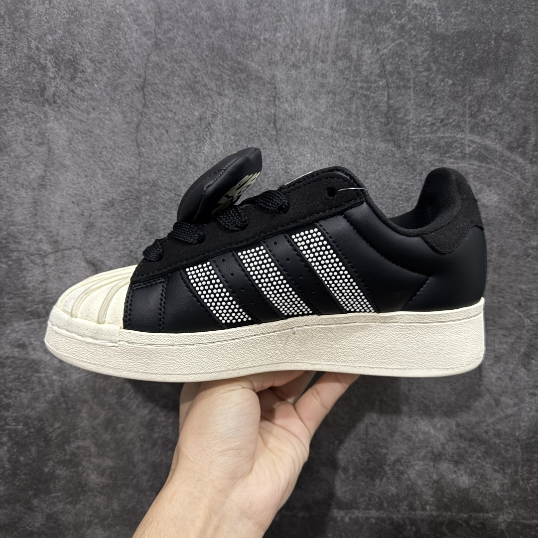 图片[2]-【首发版】GALI x adidas originals SUPERSTAR PUFFY SHELL 贝壳头系列 厚底三叶草低帮经典百搭休闲运动板鞋 货号：KJ6976 号码：36-44-选品中心