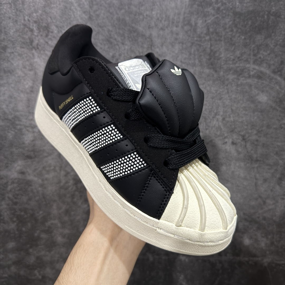 图片[3]-【首发版】GALI x adidas originals SUPERSTAR PUFFY SHELL 贝壳头系列 厚底三叶草低帮经典百搭休闲运动板鞋 货号：KJ6976 号码：36-44-选品中心