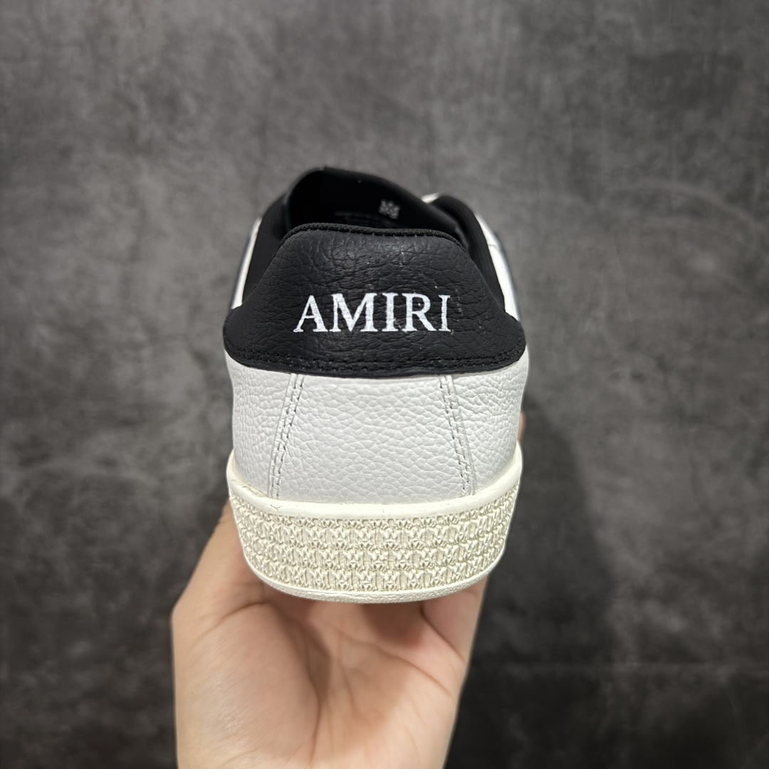 纯原莞产Amiri 2025 sunset skate情侣款星星鞋骨头德训鞋微面包形体，多层真皮制作的骨