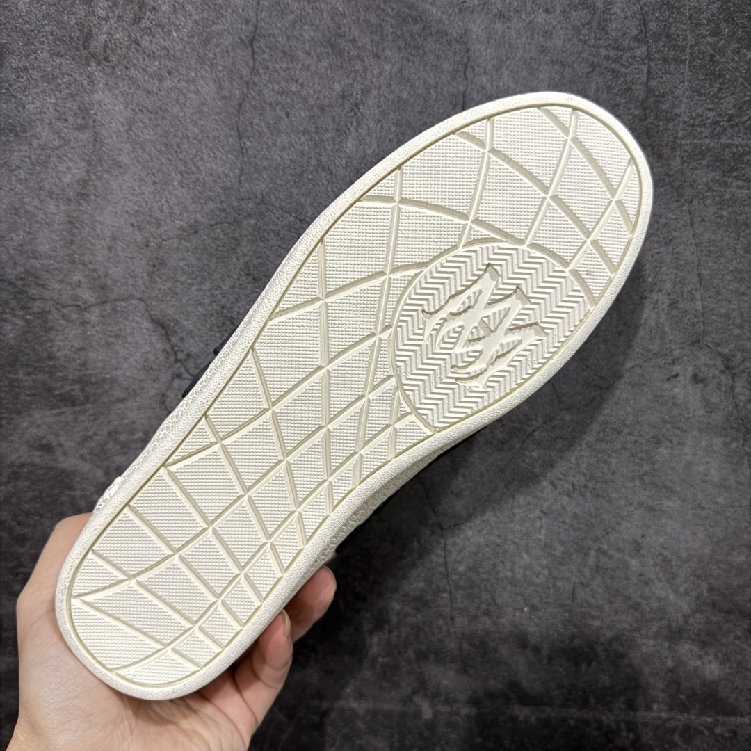 纯原莞产Amiri 2025 sunset skate情侣款星星鞋骨头德训鞋微面包形体，多层真皮制作的骨