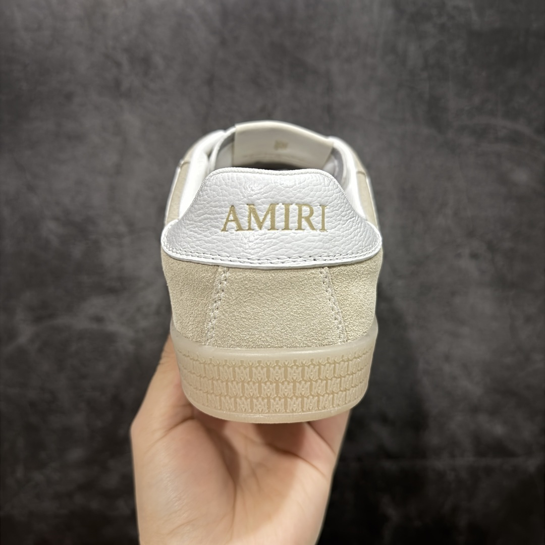 纯原莞产Amiri 2025 sunset skate情侣款星星鞋骨头德训鞋微面包形体，多层真皮制作的骨