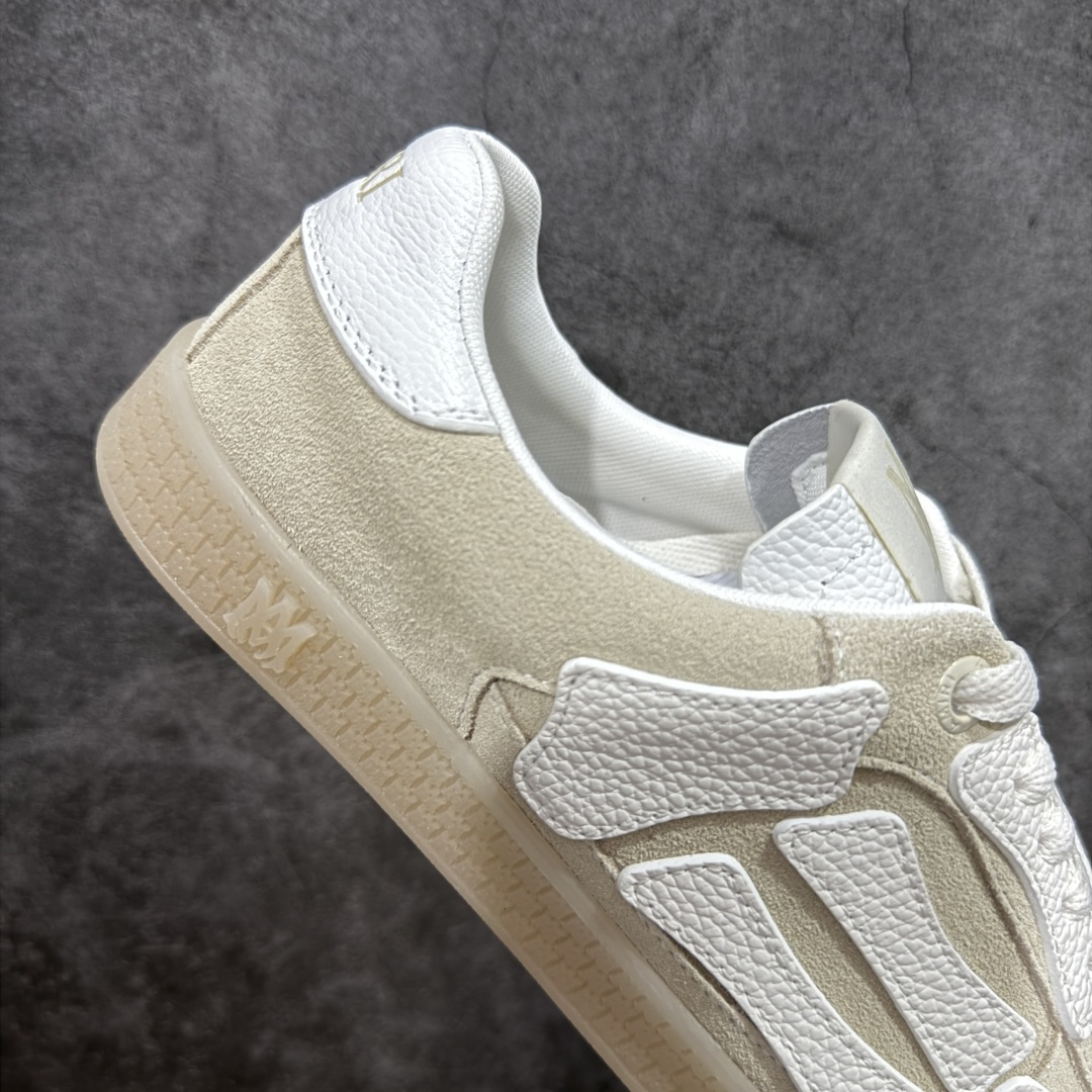 纯原莞产Amiri 2025 sunset skate情侣款星星鞋骨头德训鞋微面包形体，多层真皮制作的骨