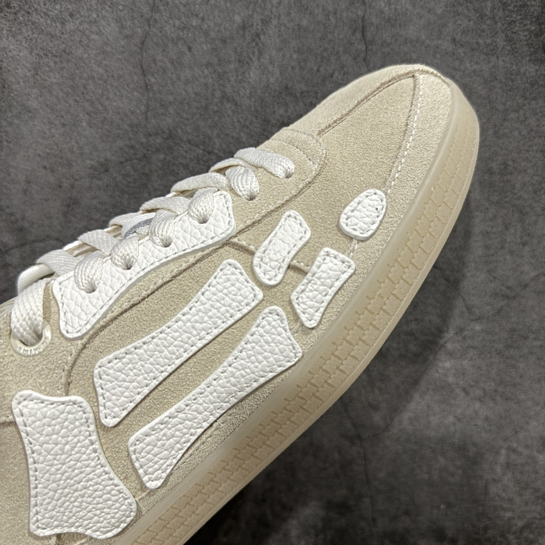 纯原莞产Amiri 2025 sunset skate情侣款星星鞋骨头德训鞋微面包形体，多层真皮制作的骨