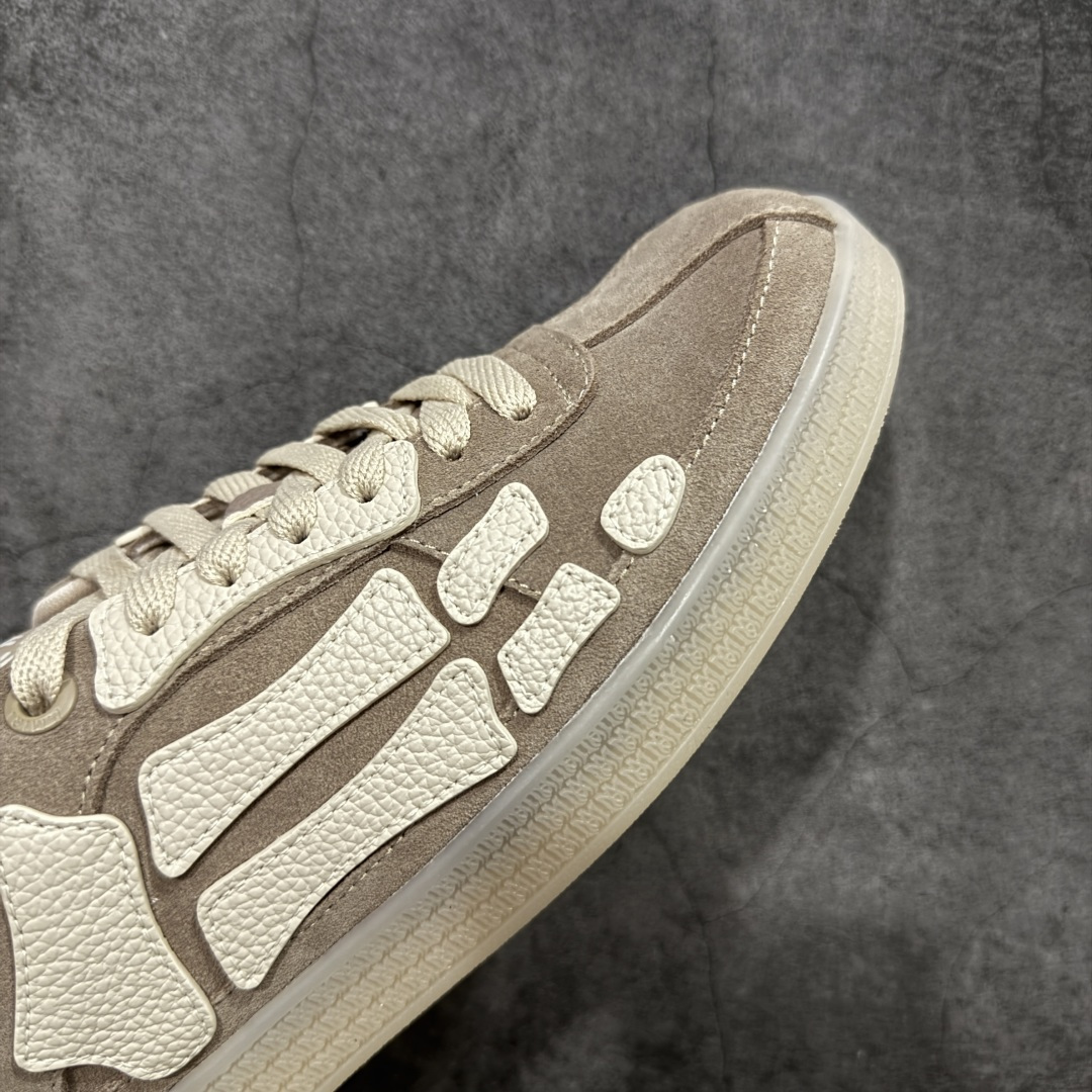 纯原莞产Amiri 2025 sunset skate情侣款星星鞋骨头德训鞋微面包形体，多层真皮制作的骨