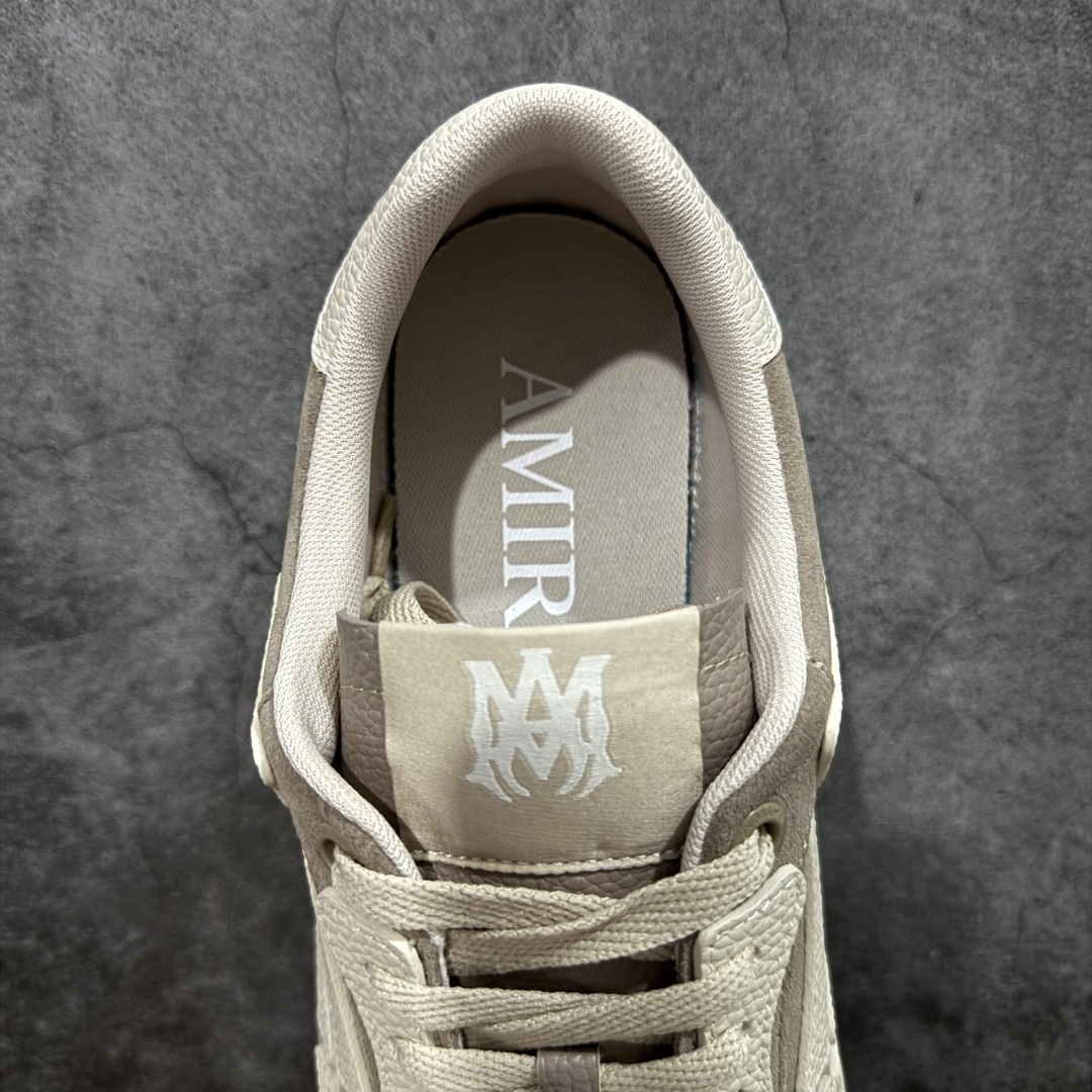 纯原莞产Amiri 2025 sunset skate情侣款星星鞋骨头德训鞋微面包形体，多层真皮制作的骨