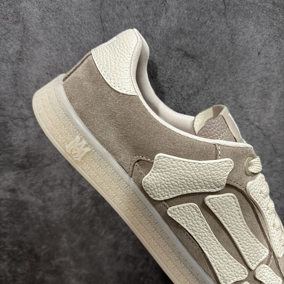 纯原莞产Amiri 2025 sunset skate情侣款星星鞋骨头德训鞋微面包形体，多层真皮制作的骨