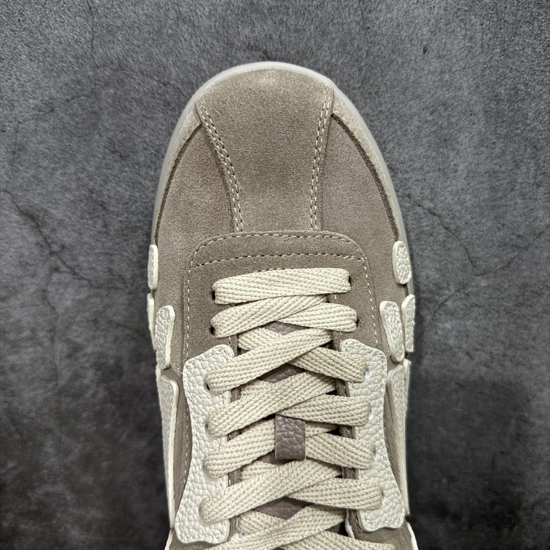 纯原莞产Amiri 2025 sunset skate情侣款星星鞋骨头德训鞋微面包形体，多层真皮制作的骨