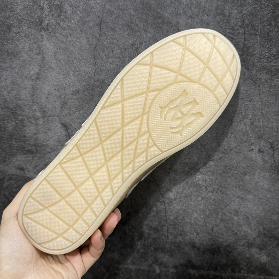 纯原莞产Amiri 2025 sunset skate情侣款星星鞋骨头德训鞋微面包形体，多层真皮制作的骨