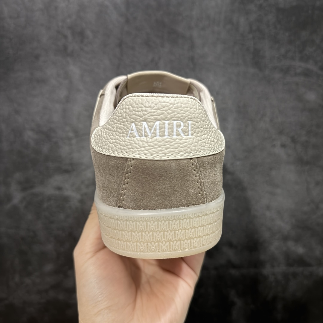 纯原莞产Amiri 2025 sunset skate情侣款星星鞋骨头德训鞋微面包形体，多层真皮制作的骨