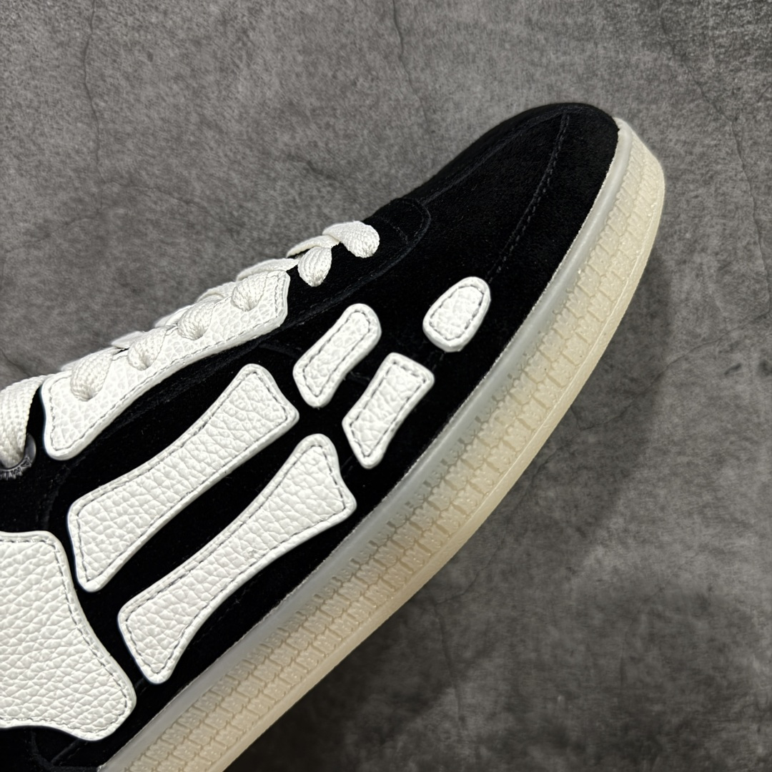 纯原莞产Amiri 2025 sunset skate情侣款星星鞋骨头德训鞋微面包形体，多层真皮制作的骨