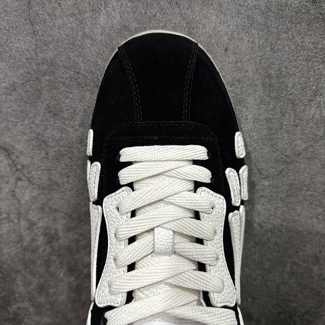 纯原莞产Amiri 2025 sunset skate情侣款星星鞋骨头德训鞋微面包形体，多层真皮制作的骨