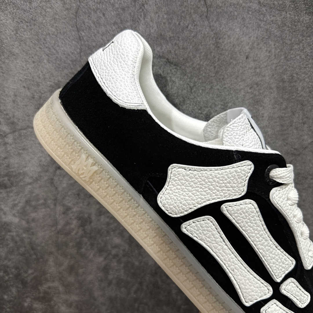 纯原莞产Amiri 2025 sunset skate情侣款星星鞋骨头德训鞋微面包形体，多层真皮制作的骨