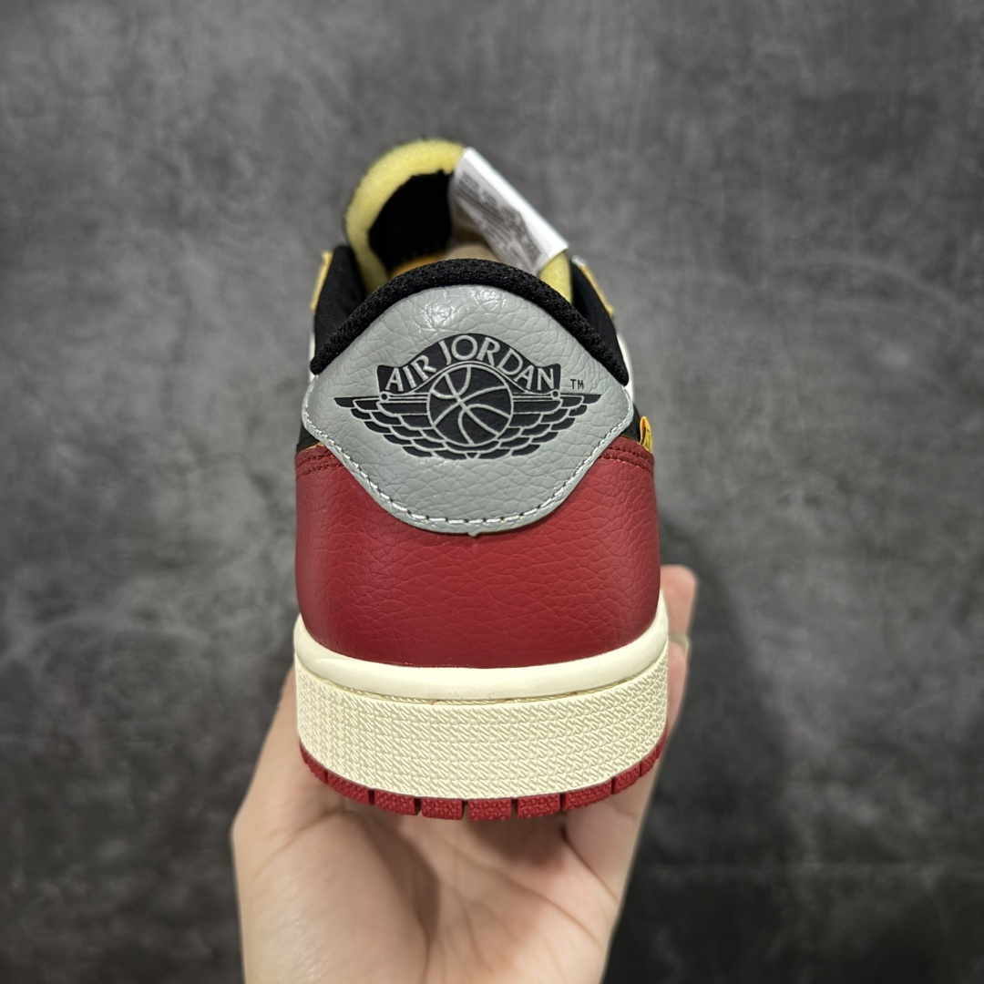 【纯原】Union x Air Jordan 低帮白蓝红 AJ1低邦 男女同款 乔丹篮球鞋系列 HQ69