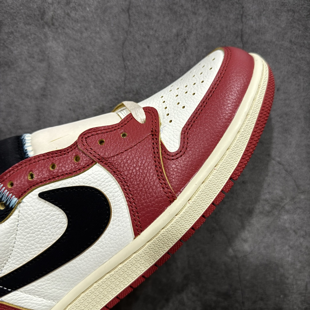 【纯原】Union x Air Jordan 低帮白蓝红 AJ1低邦 男女同款 乔丹篮球鞋系列 HQ69