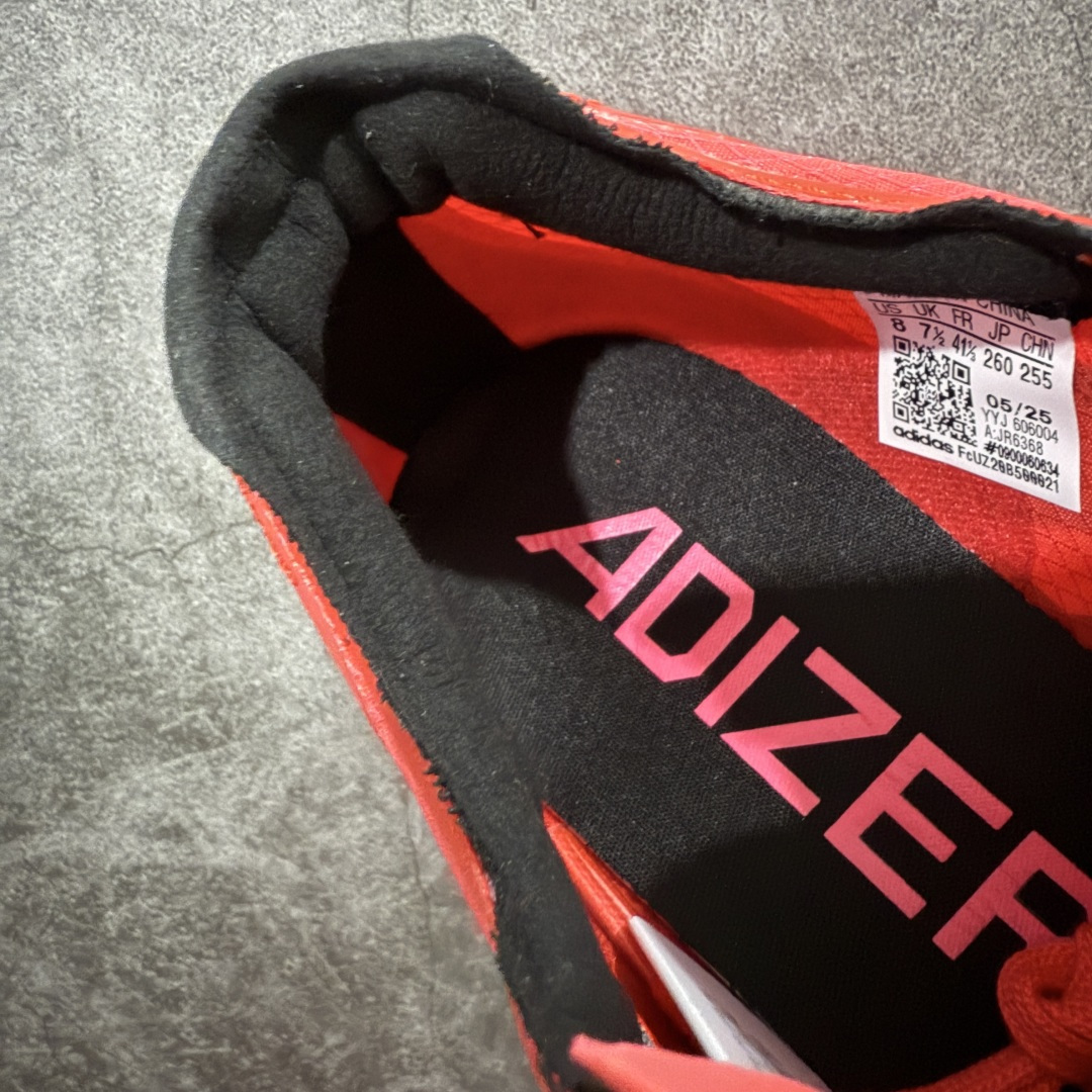 【纯原】Adidas Adizero Adios Pro 4 M竞训跑步鞋 红黑色 JR6368市场独一