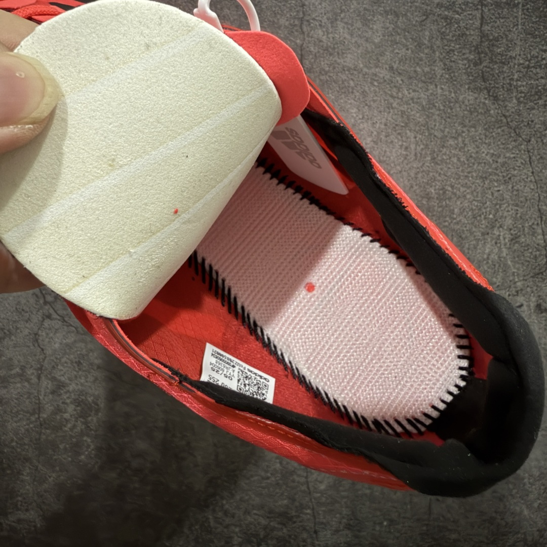 【纯原】Adidas Adizero Adios Pro 4 M竞训跑步鞋 红黑色 JR6368市场独一